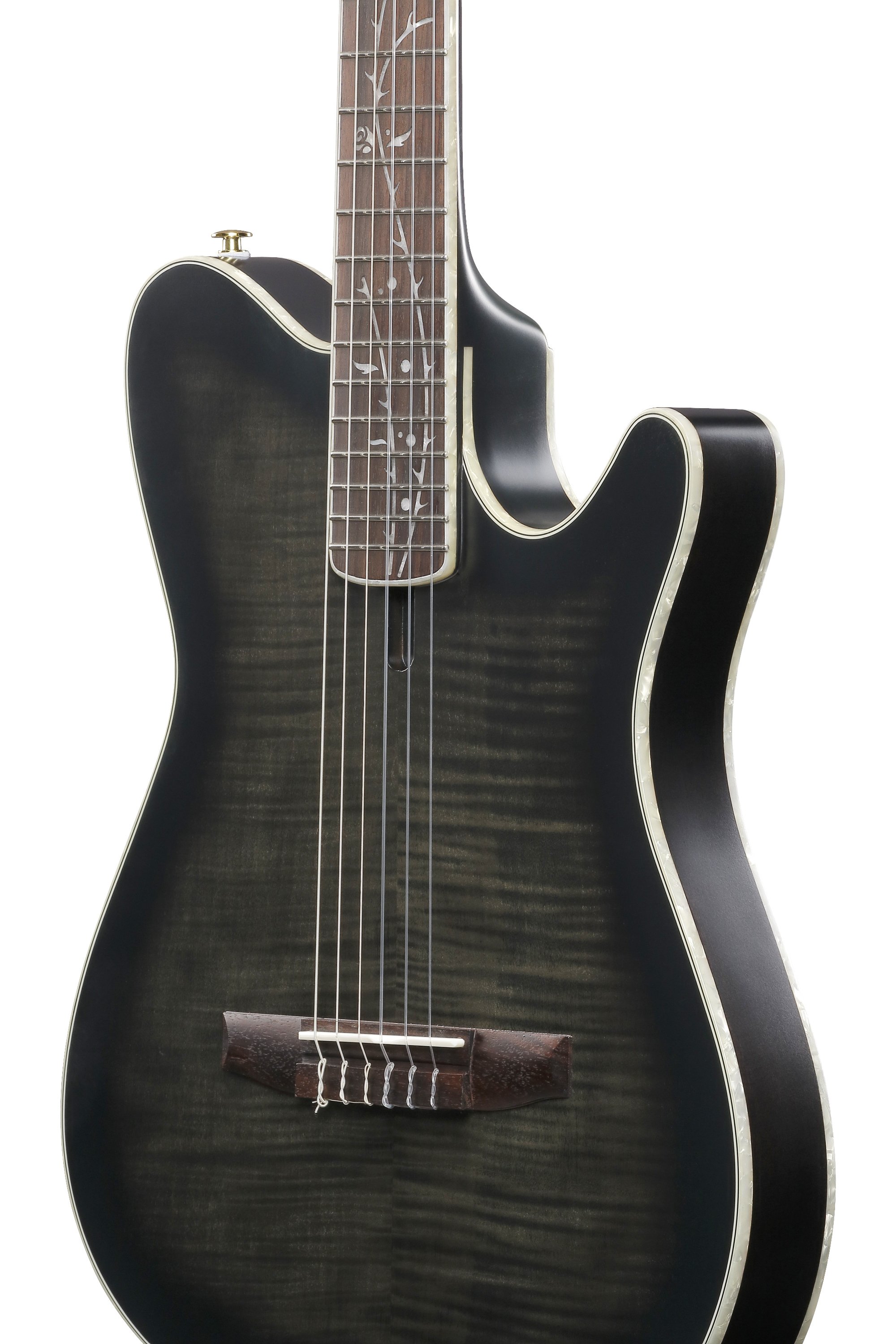 TOD20FMN Tim Henson Signature Nylon String Black Burst Fade Low Gloss
